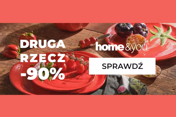 : -90% na drugą rzecz w home&you
