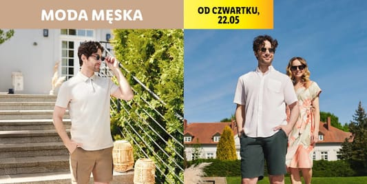 Lidl:  Moda męska w Lidlu 22.05.2025