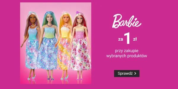 Smyk: 1 zł za lalkę Barbie 16.09.2024