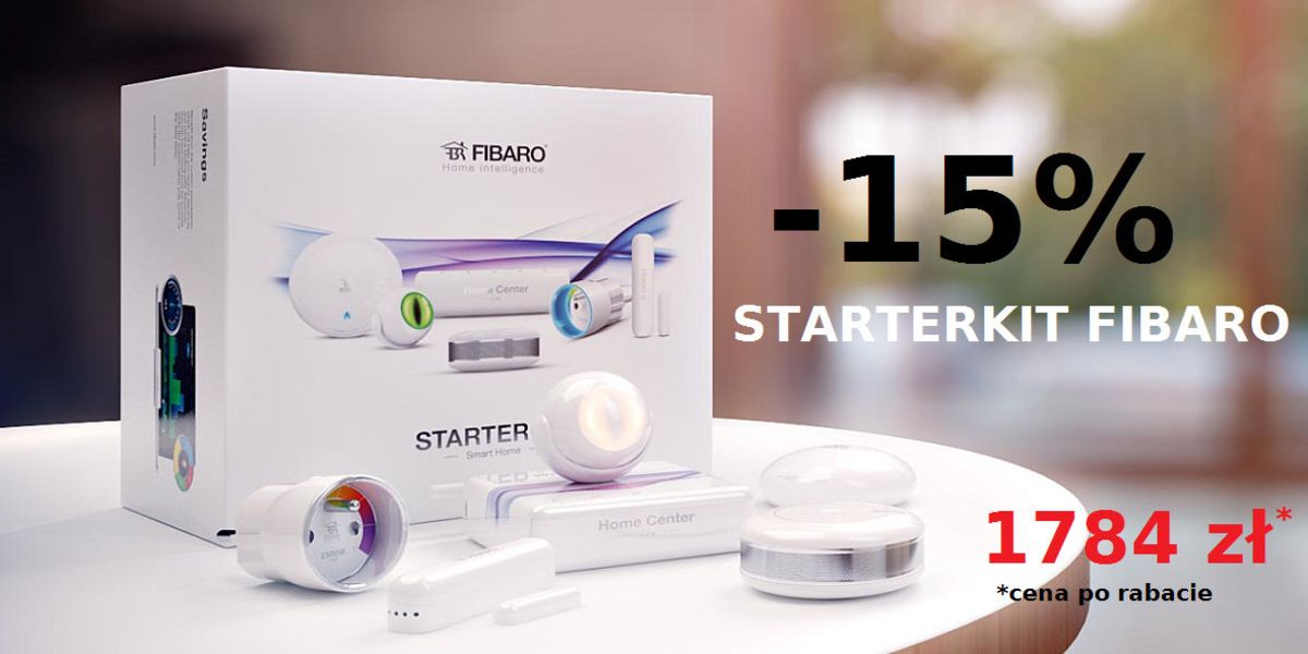 Fibaro: -15% na Starter Kit Fibaro