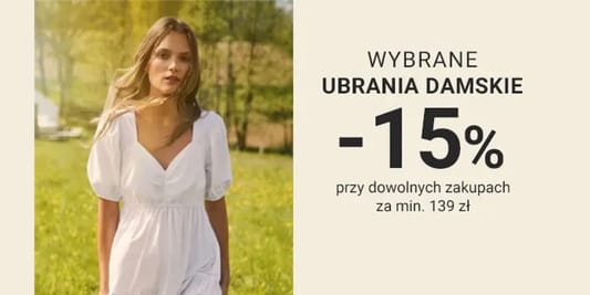 Smyk: -15% ekstra na ubrania damskie 03.06.2025