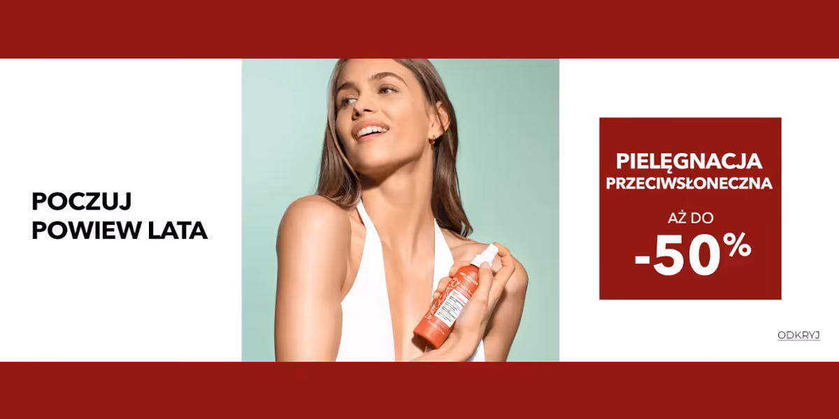 Yves Rocher: Do -50% na pielęgnację przeciwsłoneczną