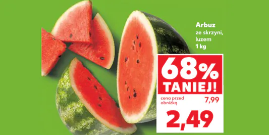 Kaufland: -68% na arbuza 11.06.2026