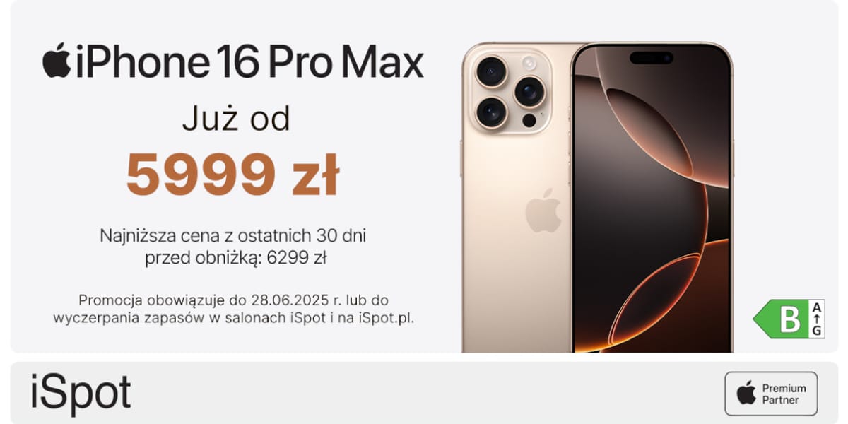 iSpot: Od 5999 zł za iPhone Pro Max