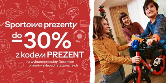 Decathlon: KOD rabatowy Do -30% na sportowe prezenty 04.12.2025