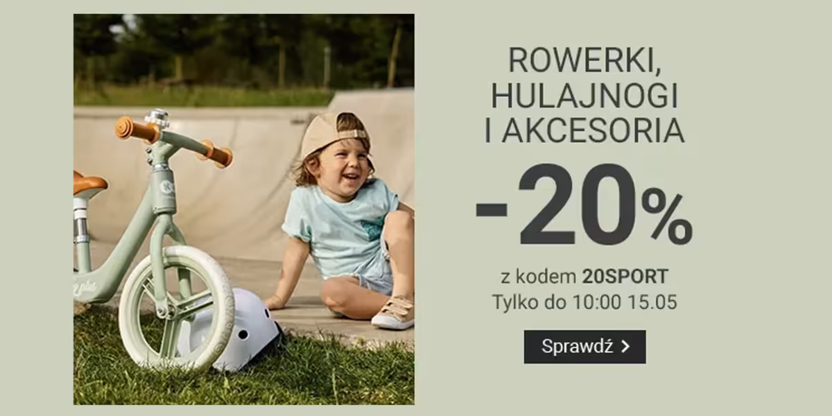 Smyk: KOD rabatowy -20% na rowerki, hulajnogi i akcesoria