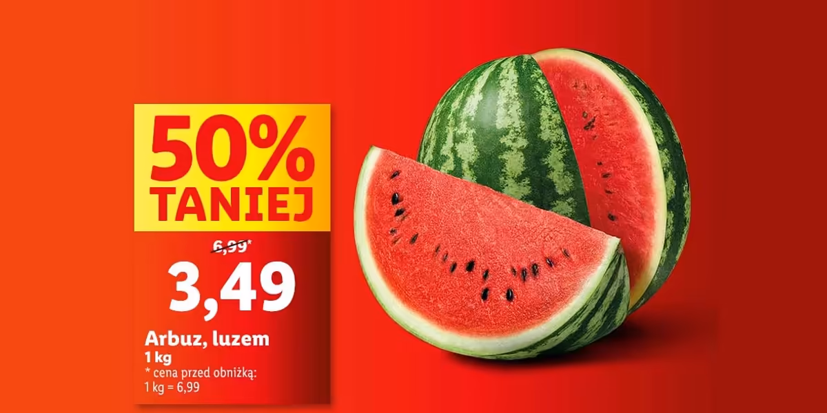 Lidl: -50% na arbuzy