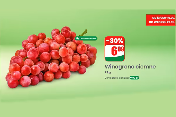 Dino: -30% na winogrona ciemne