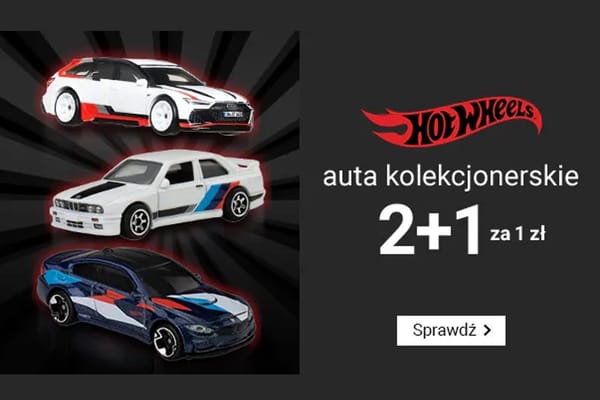 : 2+1 za 1 zł na Hot Wheels