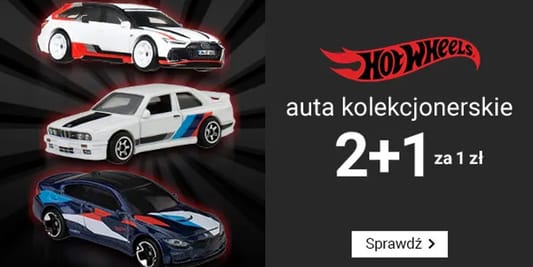 Smyk: 2+1 za 1 zł na Hot Wheels 08.06.2025
