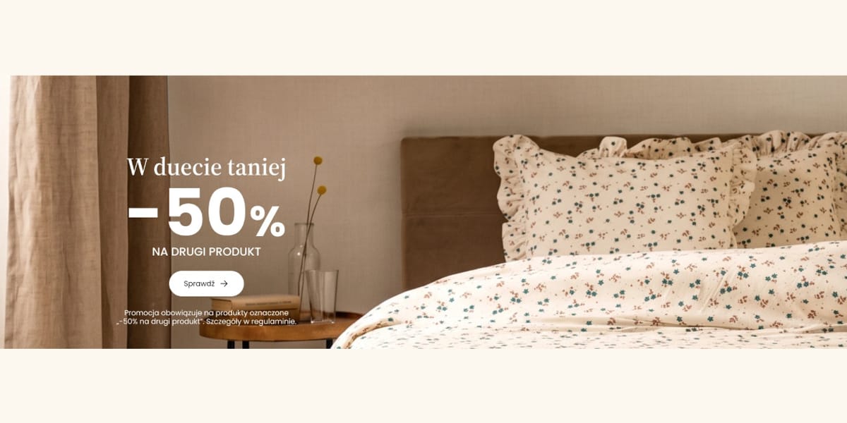 Homla: -50% na drugi produkt