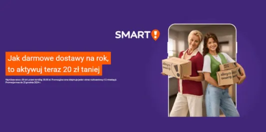 Allegro: -20 zł na Allegro Smart! 05.11.2024