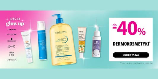 hebe: Do -40% na dermokosmetyki 18.04.2025