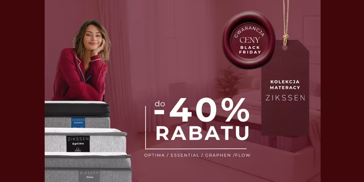 Senpo: Do -40% na materace Zikssen