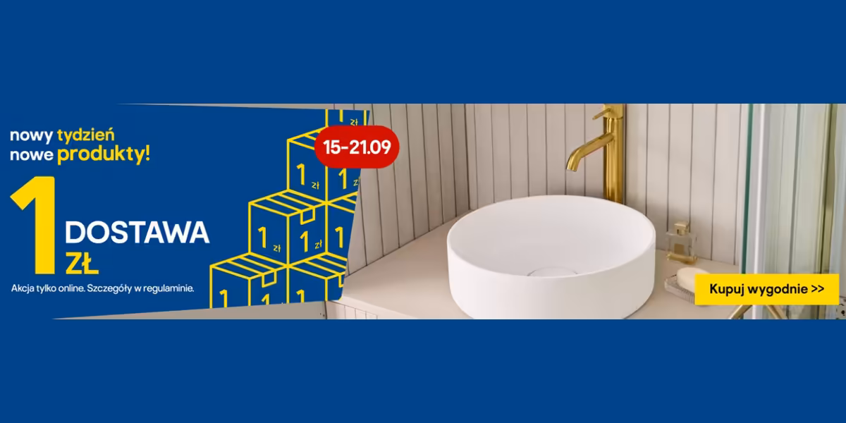 Castorama: 1 zł za dostawę