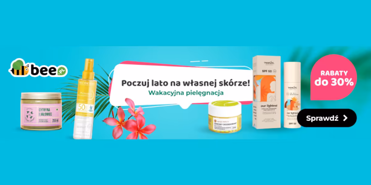 Bee: Do -30% na wakacyjną pielęgnację