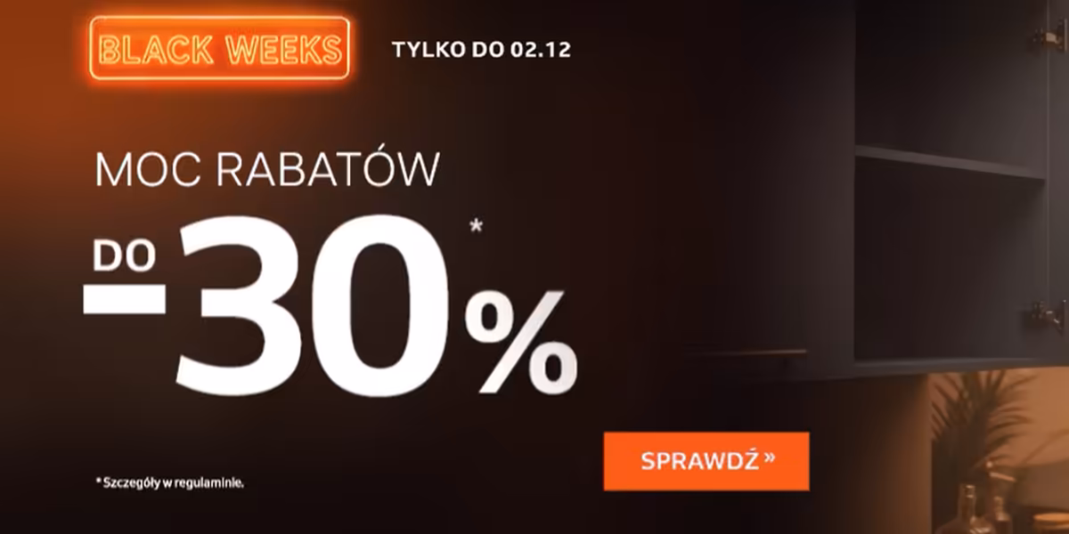 Komfort: Do -30% na Black Weeks w Komfort