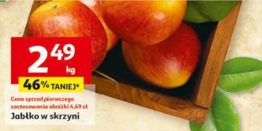 Auchan: -46% na jabłka w skrzyni 12.02.2026