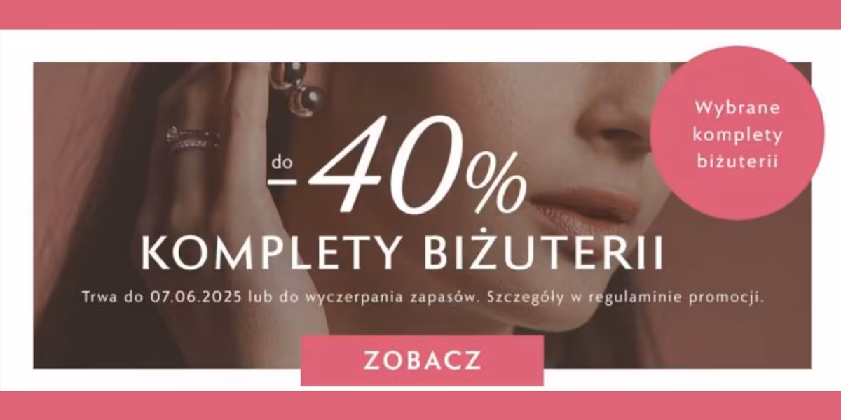 W. KRUK: Do -40% na wybrane komplety biżuterii