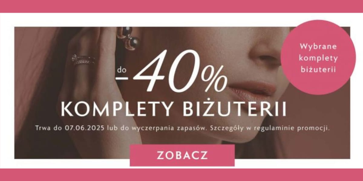 W. KRUK: Do -40% na wybrane komplety biżuterii