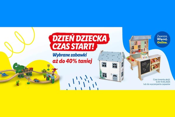 : ONLINE Do -40% na wybrane zabawki