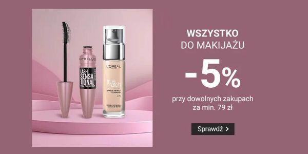 Smyk: -5% ekstra na produkty do makijażu 06.09.2024