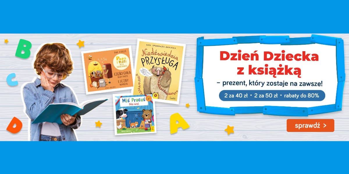 TaniaKsiazka.pl: Dzień Dziecka z książką
