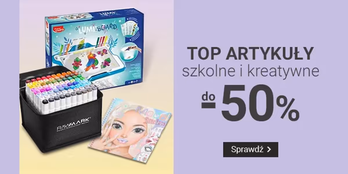 Smyk: Do -50% na artykuły szkolne i kreatywne