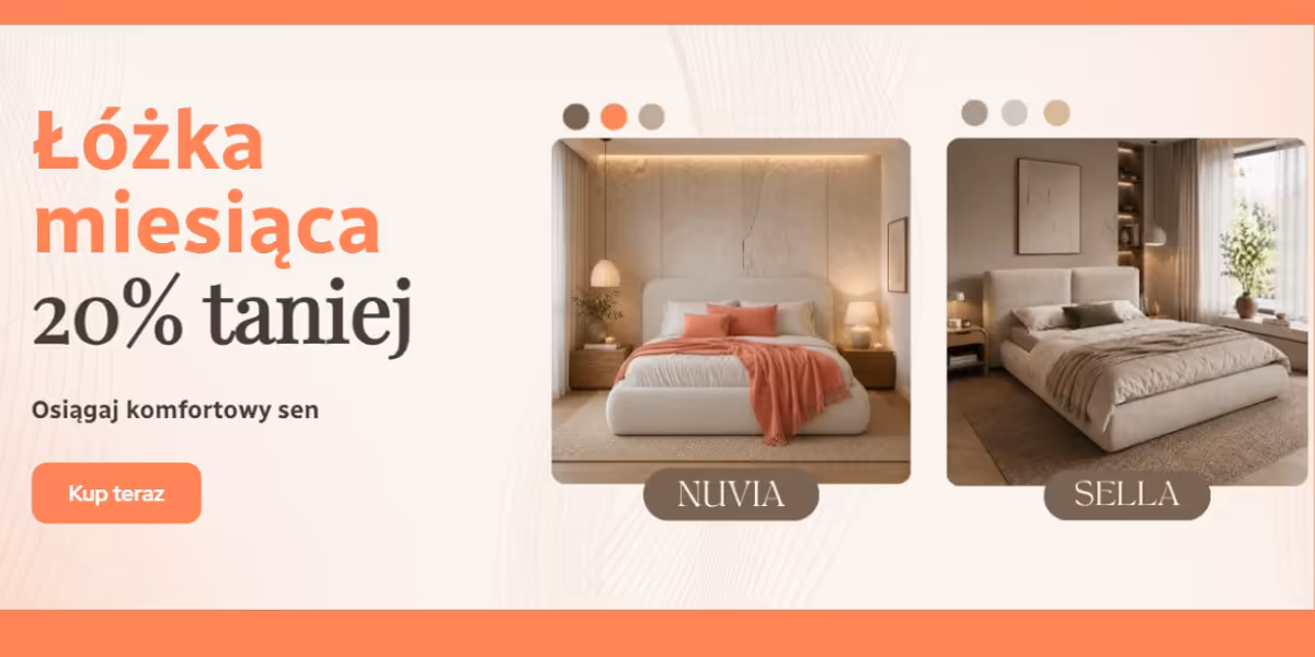 Senpo: -20% na łóżko miesiąca