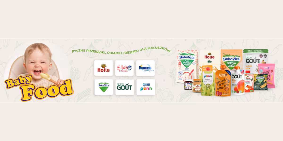Drogeria Olmed: Baby Food - tydzień z jedzeniem dla maluszków