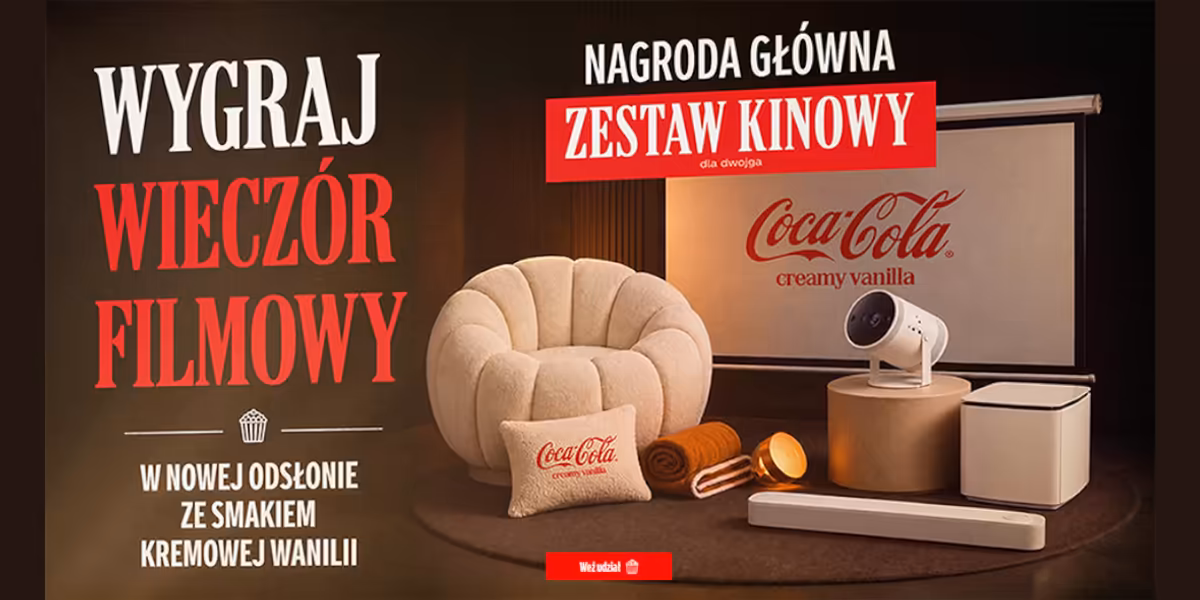 Żabka: Loteria Coca-Cola Creamy Vanilla