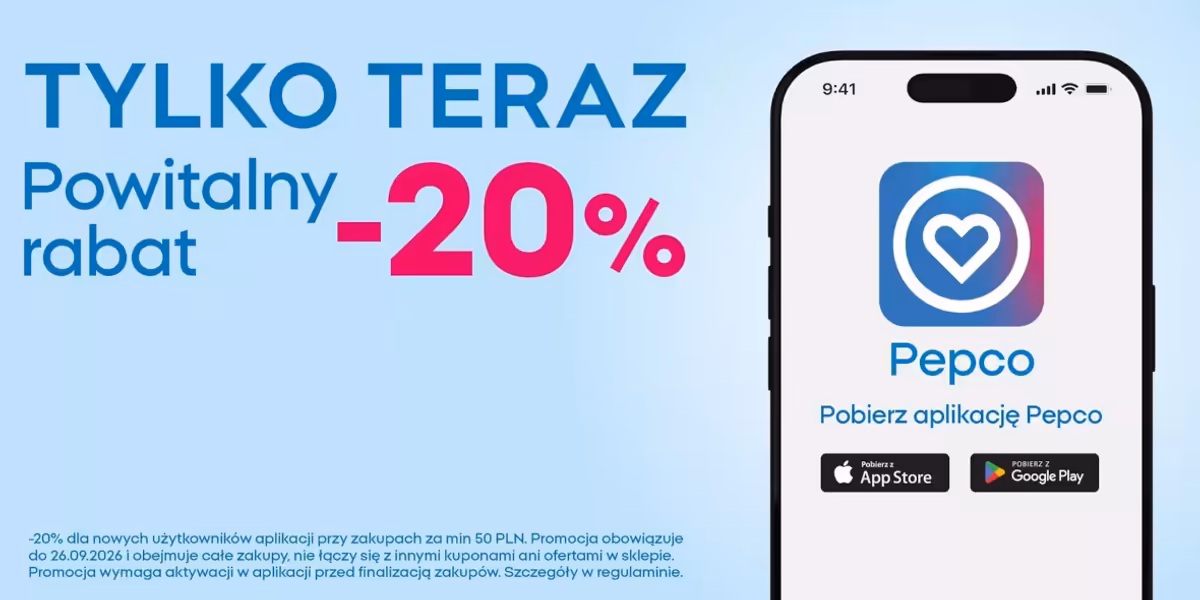 Pepco: -20% na zakupy w aplikacji