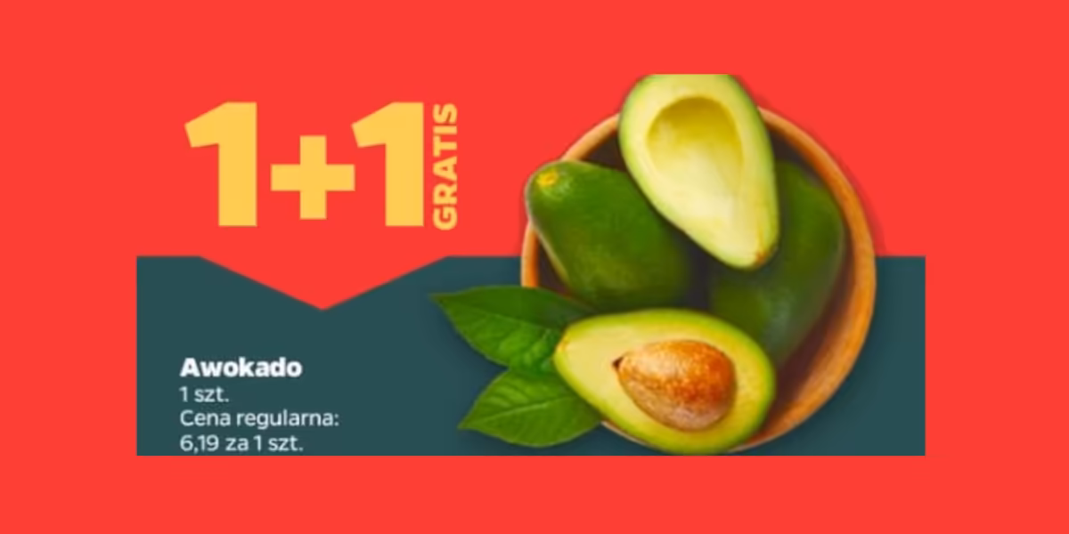 Netto: 1+1 GRATIS na awokado