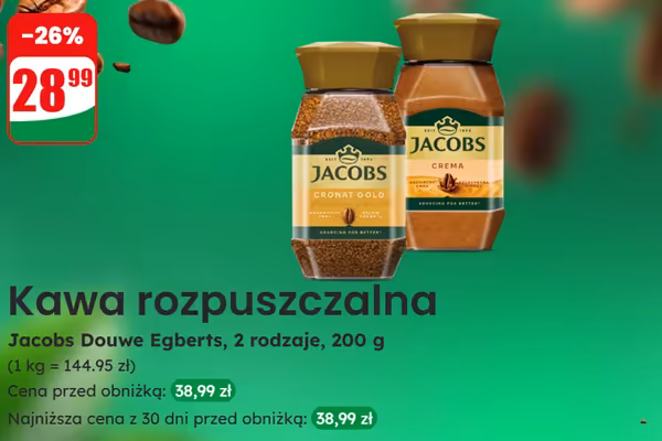: -26% na kawę Jacobs