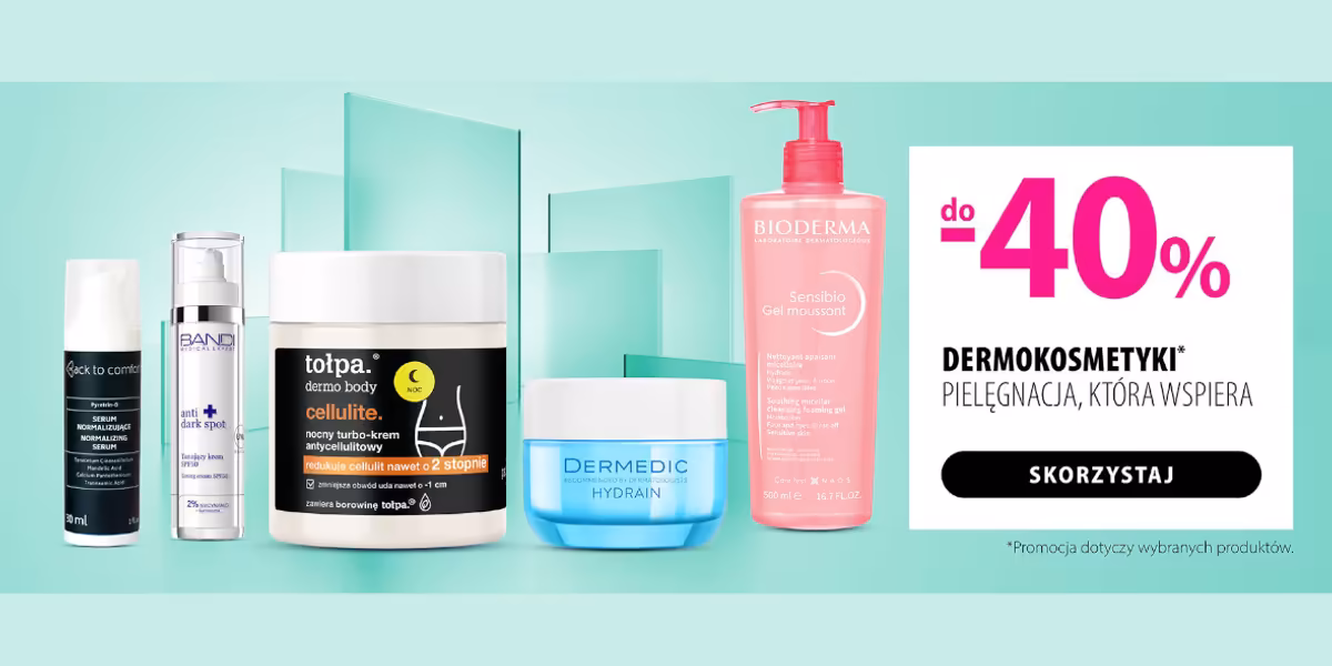 hebe: Do -40% na dermokosmetyki