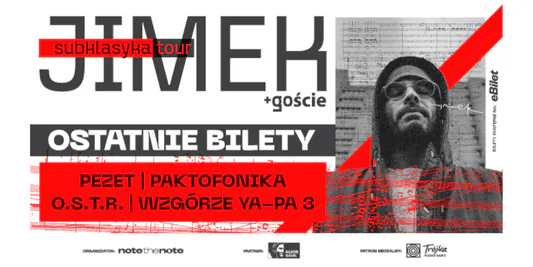 eBilet: KOD rabatowy -20% na koncert JIMEK & GOŚCIE 14.05.2025
