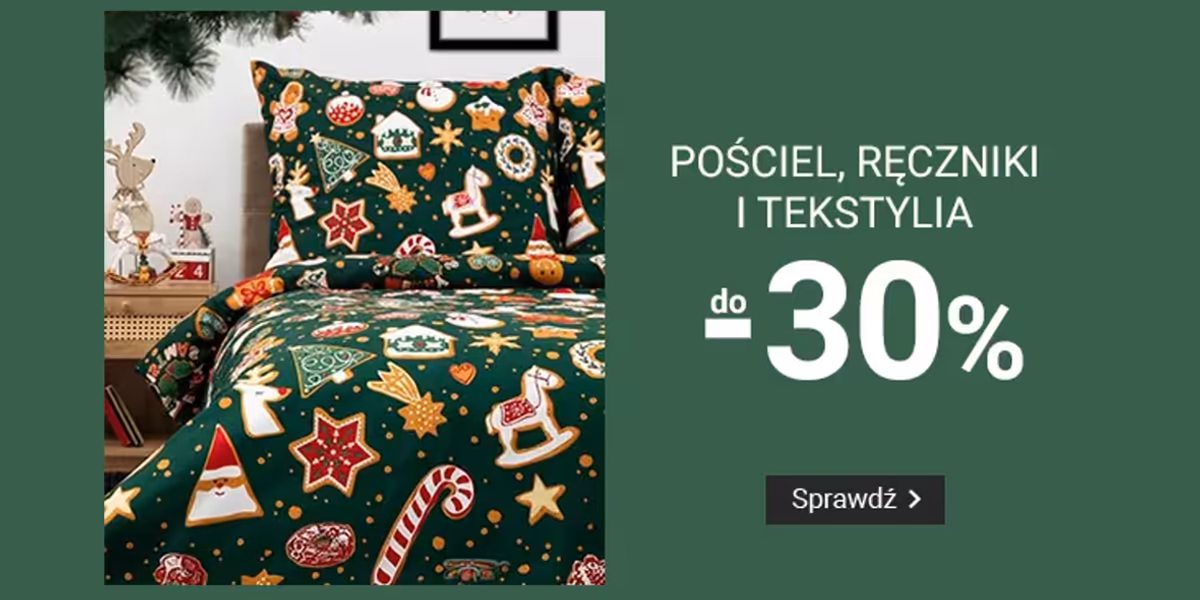 Smyk: Do -30% na pościele, ręczniki i tekstylia