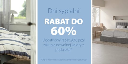 Jysk: Do -60% na produkty do sypialni 03.12.2025