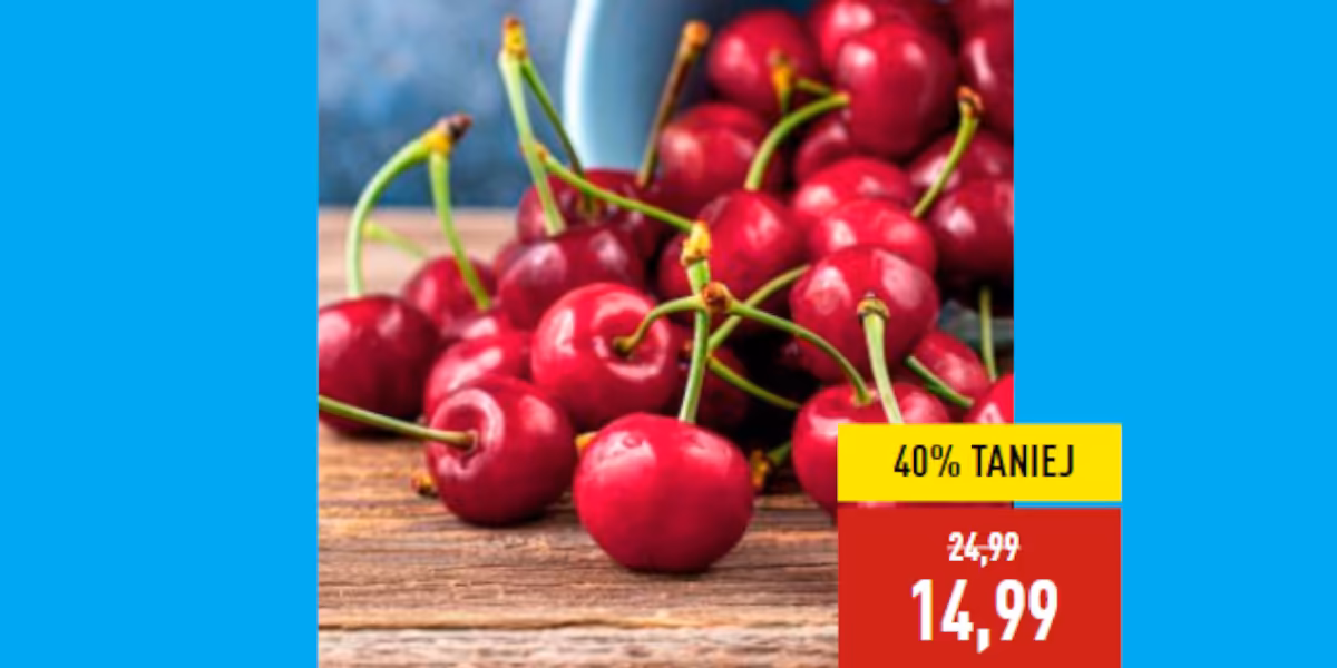 Aldi: -40% na czereśnie