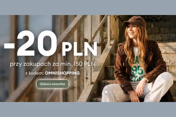 Sinsay: KOD rabatowy -20 zł na zakupy za min. 150 zł