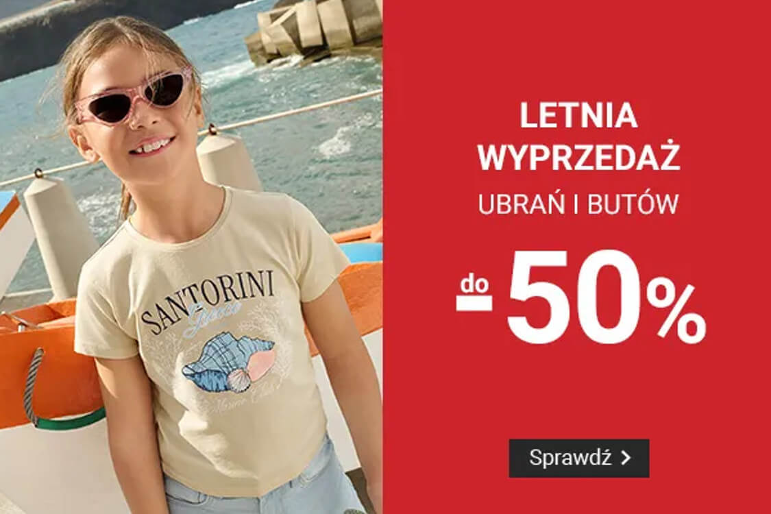 : Do -50% na letniej  wyprzedaży