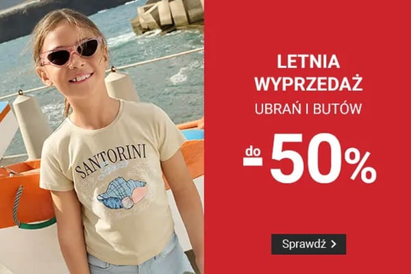 : Do -50% na letniej  wyprzedaży