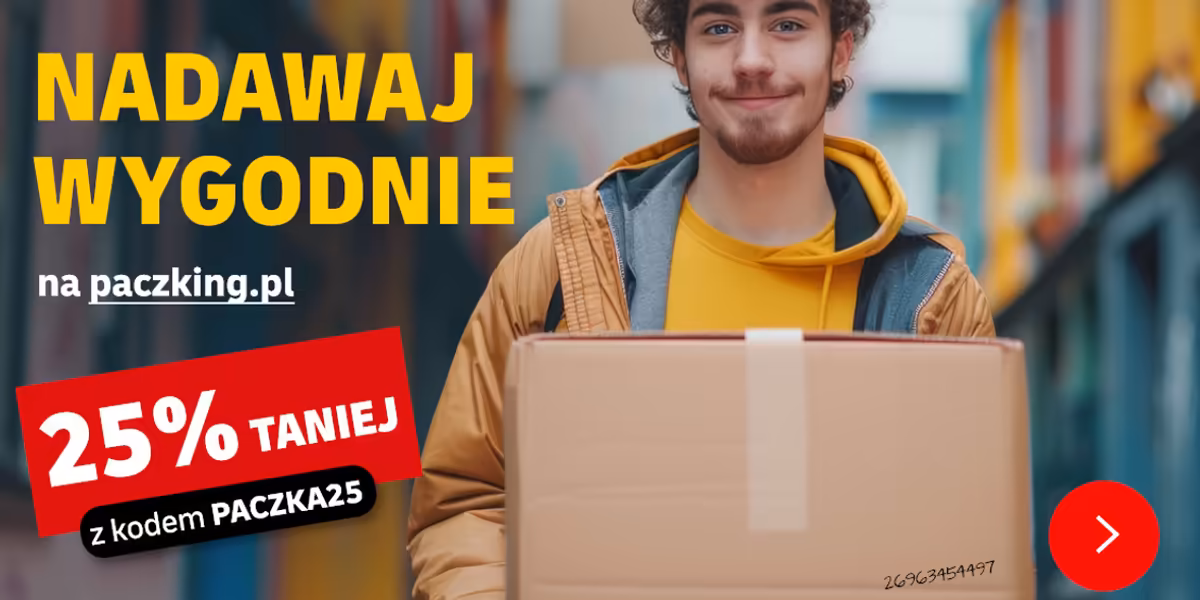 DHL: KOD rabatowy -25% na nadanie paczki