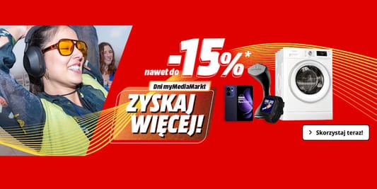 Media Markt: Do -15% ekstra na setki produktów 23.05.2025