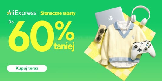 AliExpress: KOD rabatowy Do -50$ i zniżki do -60% 21.05.2025