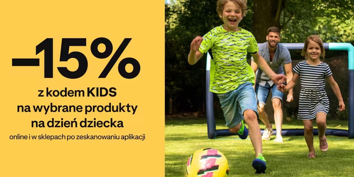 Decathlon: KOD rabatowy -15% na produkty na Dzień Dziecka