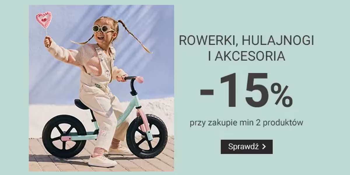 Smyk: -15% na rowerki, hulajnogi i akcesoria