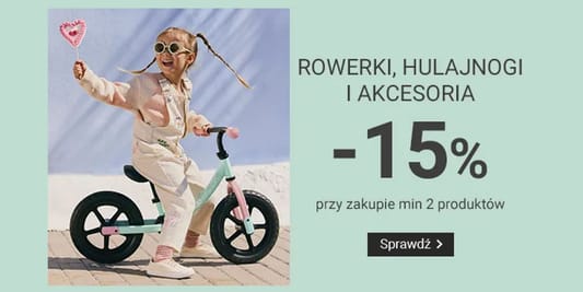 Smyk: -15% na rowerki, hulajnogi i akcesoria 23.05.2025
