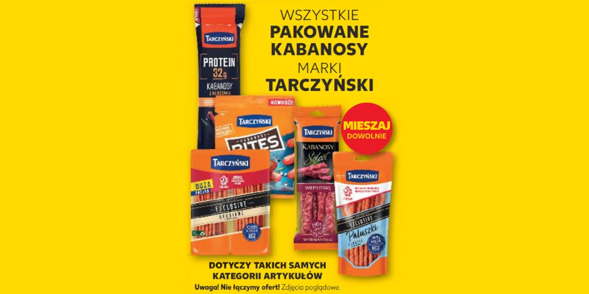 Kaufland: -100% na wszystkie art. pakowane marki Tarczyński