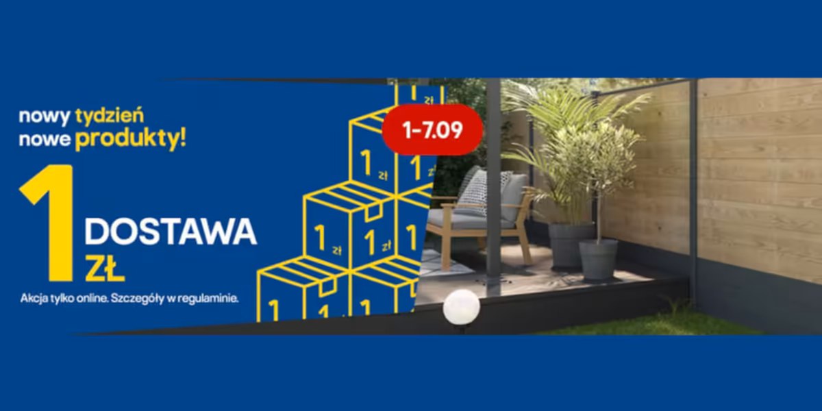 Castorama: 1 zł za dostawę